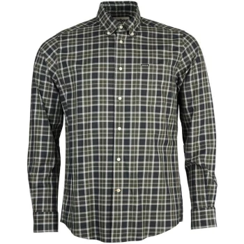 Image of Barbour Oban Tailored Fit Shirt - Pine TN82