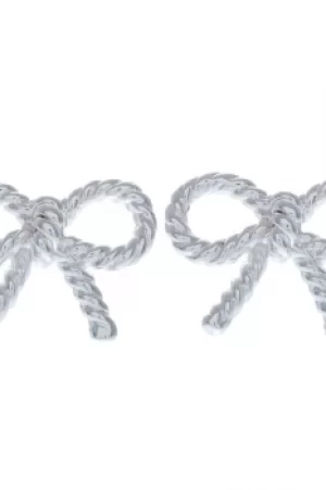 Image of Ladies Olivia Burton Sterling Silver Vintage Bow Earrings OBJ16VBE03