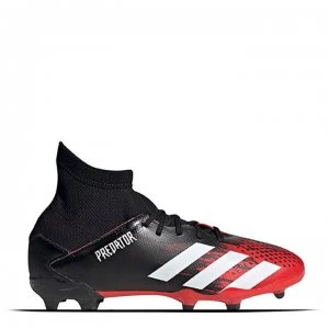 Image of adidas Predator 20.3 Childrens FG Football Boots - Black/White/Red
