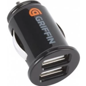 Image of Griffin GC23089 2 PowerJolt Dual Universal Micro Car Charger for Two USB Devices