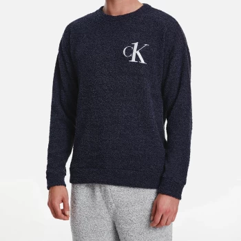 Image of Calvin Klein Mens Soft Touch Sweatshirt - Blue Shadow - S