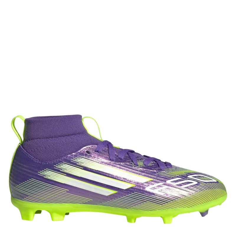 Image of adidas F50 League Childrens Multi-Ground Football Boots Purple/White male C11 (29)