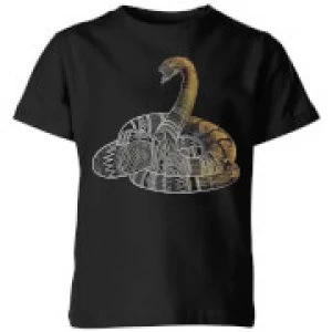 Image of Fantastic Beasts Tribal Nagini Kids T-Shirt - Black - 3-4 Years