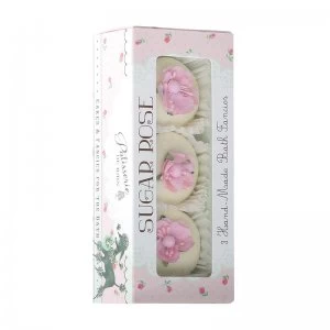 Image of Rose & Co Patisserie de Bain Cupcake Bath Melts Sugar Rose
