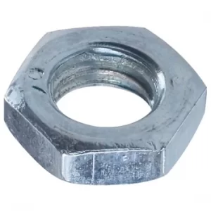 Image of Toolcraft Hexagon Nuts Form B DIN 439 Galvanised Steel M4 Pack Of 100