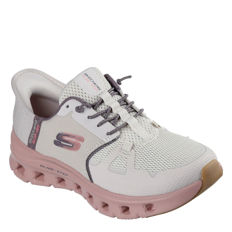 Image of Skechers Womens Glide Step Pro Slip On Runners Taupe/Multi female 6 (39)
