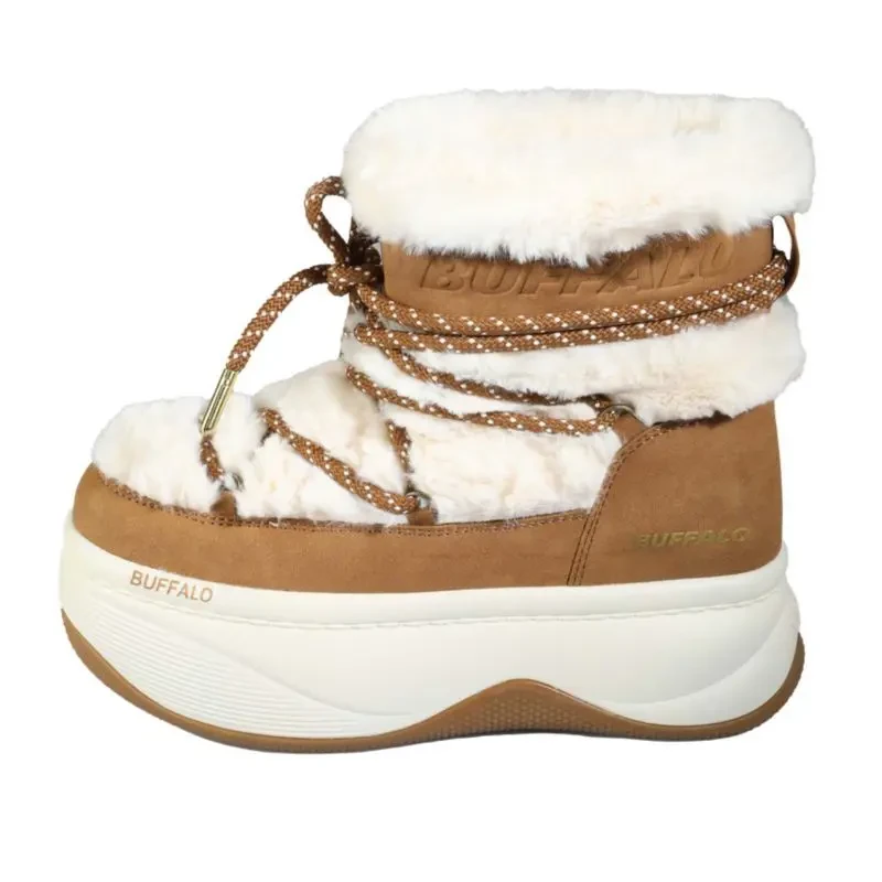 Image of Buffalo Womens Trainers Buffalo Orcus Vegan Nubuck Beige Female 36