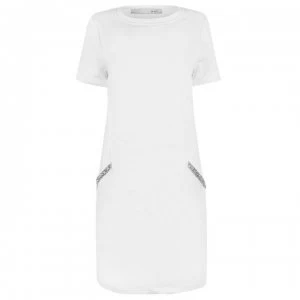 Image of Oui Pocket T Shirt Dress - 1006 Cloud