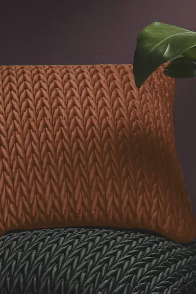 Image of Laurence Llewelyn-Bowen 'Amory' Luxe Velvet Filled Cushion Bronze