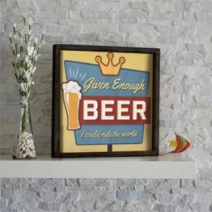 Image of KZM513 Multicolor Decorative Framed MDF Painting