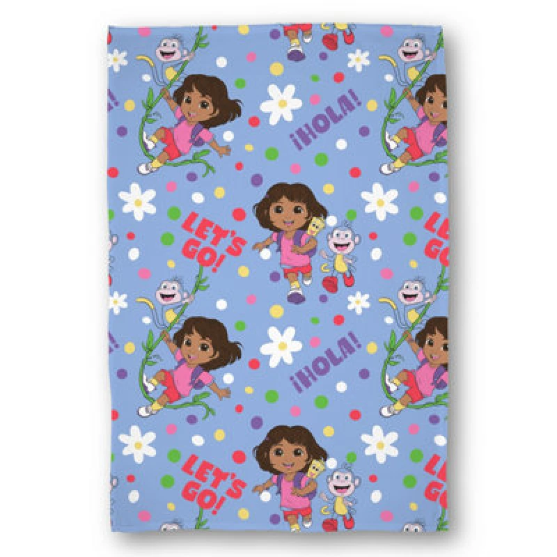 Image of Dora the Explorer Dora The Explorer Hola Fleece Blanket Pink unisex 100x150cm