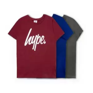 Image of Hype 3 Pack T-Shirts Junior Boys - Multi