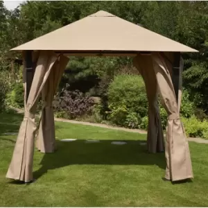 Image of Glendale Venice 2.5m x 2.5m Gazebo - Mocha