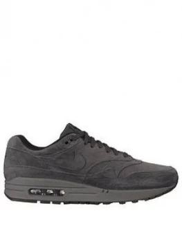 Image of Nike Air Max 1 Premium GreyBlack Size 8 Men