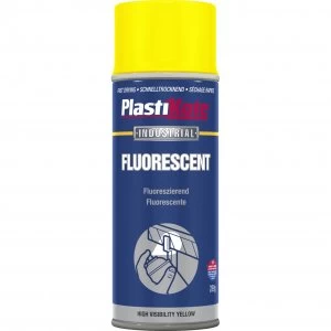 Image of Plastikote High Visibility Aerosol Spray Paint Red 400ml