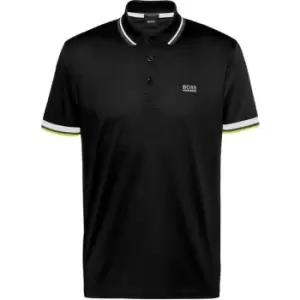Image of Boss Boss Paddy Short Sleeve Polo Shirt Mens - Black