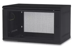 Image of AR106 - Wall mounted rack - 6U - 90.7 kg - 9.39 kg - Black