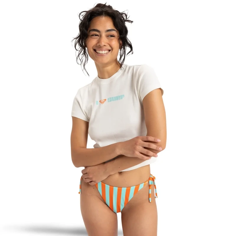 Image of Roxy Womens T-Shirt Roxy Beach Love Blanc Female S