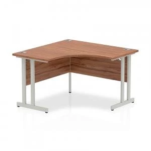 Image of Trexus Call Centre Desk Cantilever 1200x1200 Walnut Ref I000340