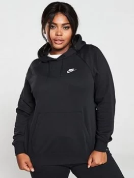 Image of Nike Plus Size Nsw Essential Oth Hoody, Black, Size 18-20=1X, Women