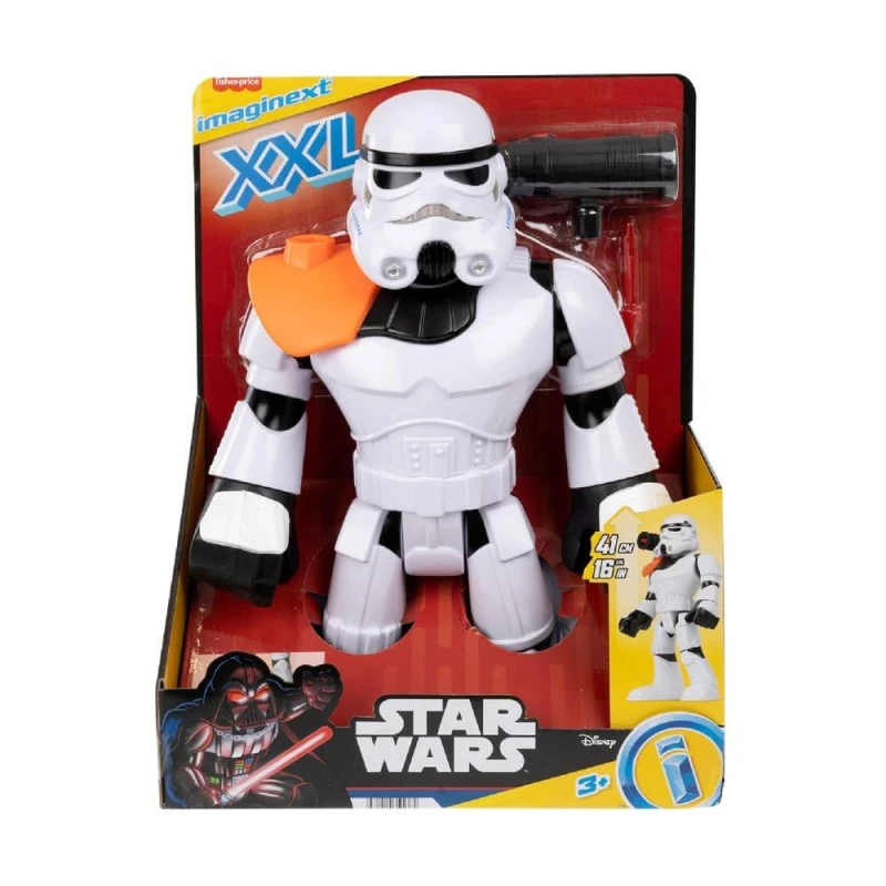 Image of Star Wars Imaginext Star Wars Stormtrooper XXL Figure Poseable Toy