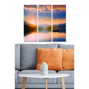 Image of MDF1894741 Multicolor Decorative MDF Painting (3 Pieces)