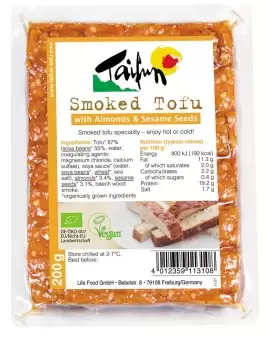 Image of Taifun Tofu Smoked Almond & Sesame 200g