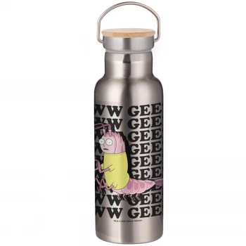 Image of Rick & Morty Aww Geez Portable Insulated Water Bottle - Steel