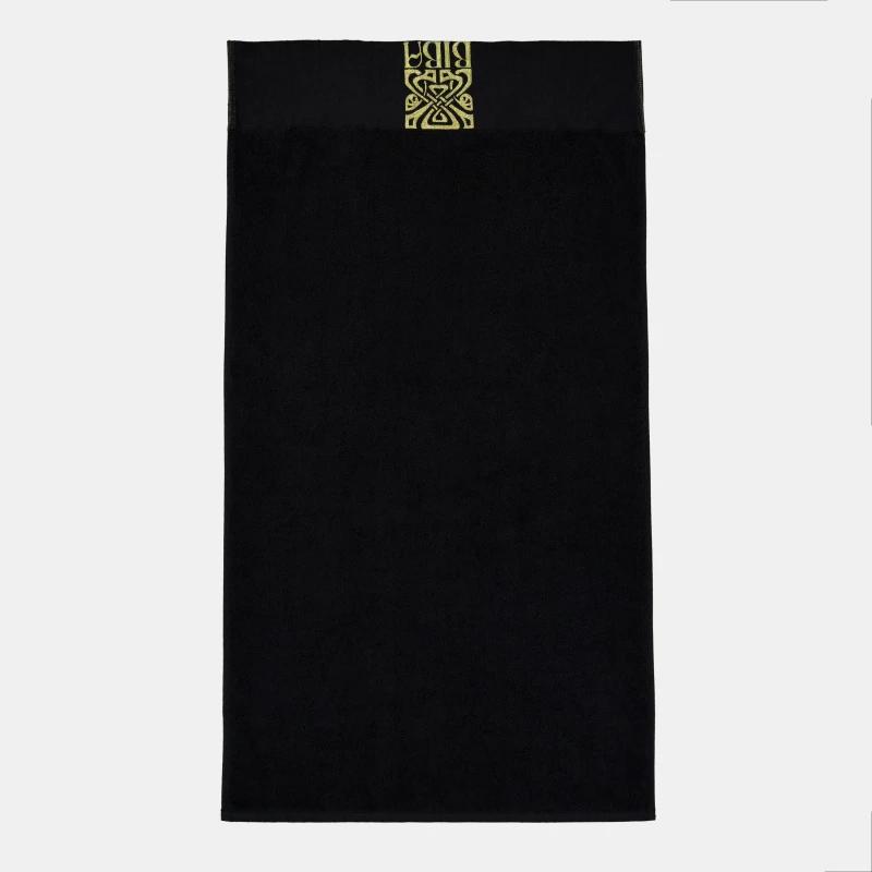 Image of Biba Core Towel Border Nua Blac unisex Bath Sheet