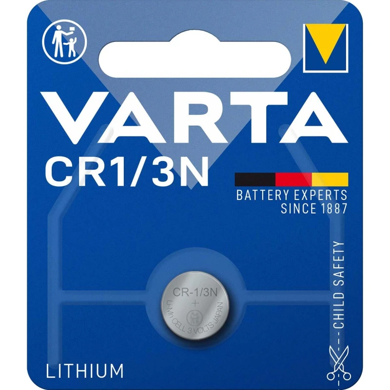 Image of Varta CR3/1N Lithium Button Cell Battery 3 V 1-Blister A-CAB71536 CR3/1N