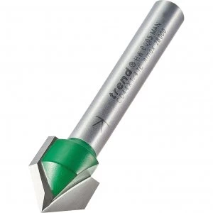 Image of Trend CRAFTPRO Chamfer V Grovve Router Cutter 12.7mm 13mm 1/4"