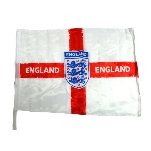 Image of England Distressed Crest Car Flag 48 x 30 CM