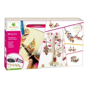 Image of Sycomore Lovely Box Childrens Pyrography Jewell Tree