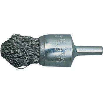 Image of York - 12MM Crimped Wire, Pointed End De-carbonising Brush - 30SWG
