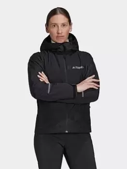 Image of adidas Terrex Multi Rain.rdy 2-layer Rain Jacket, Black, Size S, Women