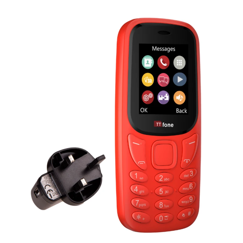 Image of TTfone TTfone TT170 Red Dual SIM - Quality, Clarity, Confidence