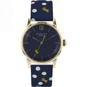 Image of Ladies Radley Vintage Dog Dot Watch
