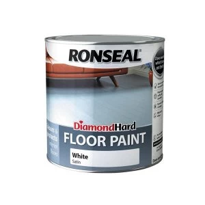 Image of Ronseal Diamond Hard Floor Paint Satin Tile Red 5 litre