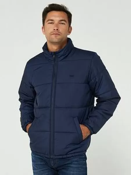 Image of Sunset Short Puffer - Blue