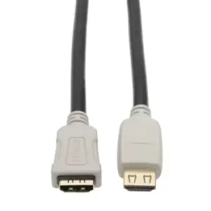 Image of Tripp Lite P569-010-2B-MF High-Speed HDMI Extension Cable (M/F) - 4K 60 Hz HDR 4:4:4 Gripping Connector 10 ft.