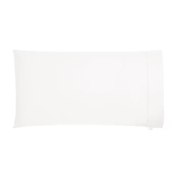 Image of Bedeck of Belfast Finelinens 1000TC Plain Dye Large Pillowcase - CHALK