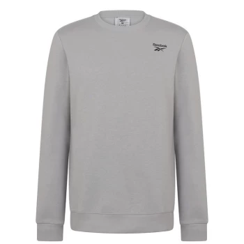 Image of Reebok ID Logo Crewneck Sweatshirt Mens - Grey
