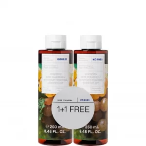 Image of Korres Santorini Grape Body Cleanser Duo