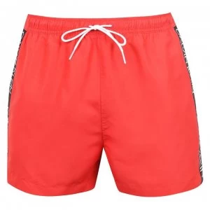 Image of Calvin Klein Side Tape Swim Shorts - High Risk