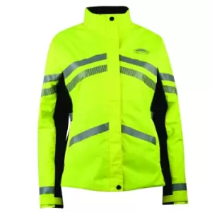 Image of Weatherbeeta Unisex Adult Reflective Heavyweight Waterproof Jacket (M) (Hi Vis Yellow)