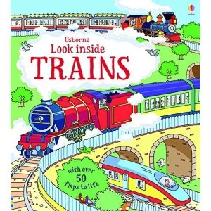 Image of Look Inside Trains by Alex Frith (Board book, 2015)
