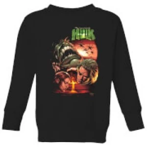 Image of Marvel Incredible Hulk Dead Like Me Kids Sweatshirt - Black - 5-6 Years