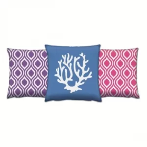 Image of AC-4235-4102-4236 Multicolor Cushion Set (3 Pieces)