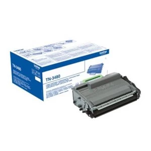 Image of Brother TN3480 Black Laser Toner Ink Cartridge