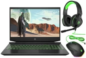 Image of HP Pavilion 15.6" R5 8GB 256GB GTX1650 Gaming Laptop Bundle